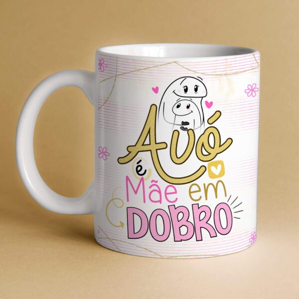 Caneca Personalizada - Dia das Mães Florks 2 - Image 4