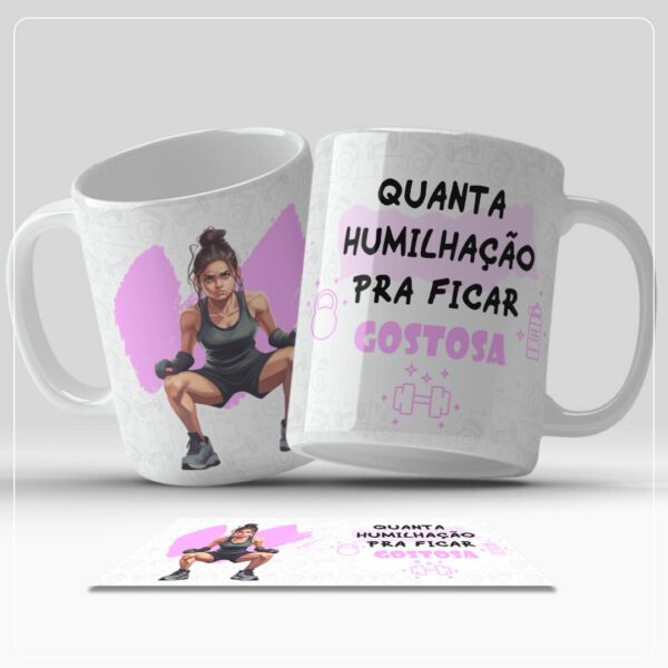 Canecas Personalizadas - Academia e Vida Fit